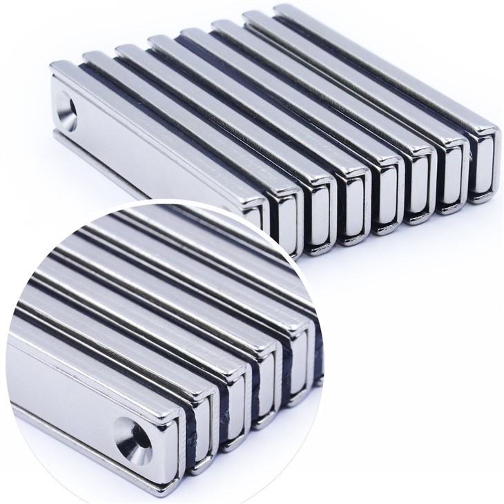 80lbs Neodymium Magnets F60x13.5x5mm Pot Magnets With Countersunk Hole And Screws suppliers