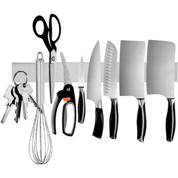 16 tommer magnetisk knivholder i rustfrit stål til køkken